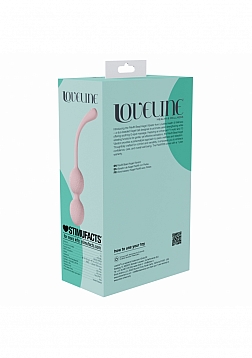 Loveline - PelviFit Beads Kegel Vibe - 10 Function - Vibrating - Waterproof - Remote - Pink