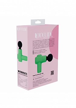 Loveline - MicroBoost Massager - 10 Function - Vibrating - Waterproof - Food Grade Silicone - Green