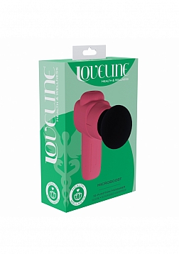 Loveline - MicroBoost Massager - 10 Function - Vibrating - Waterproof - Food Grade Silicone - Pink