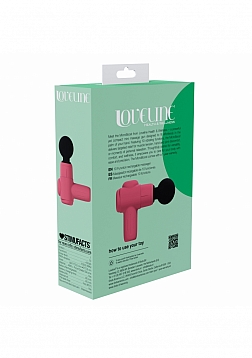 Loveline - MicroBoost Massager - 10 Function - Vibrating - Waterproof - Food Grade Silicone - Pink