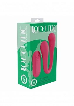 Loveline - FlexEase Bend Vibe - 10 Function - Vibrating - Waterproof - liquid Silicone - Pink