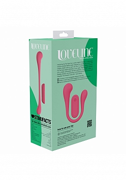 Loveline - FlexEase Bend Vibe - 10 Function - Vibrating - Waterproof - liquid Silicone - Pink