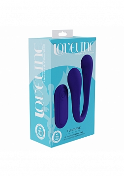 Loveline - FlexEase Bend Vibe - 10 Function - Vibrating - Waterproof - liquid Silicone - Purple