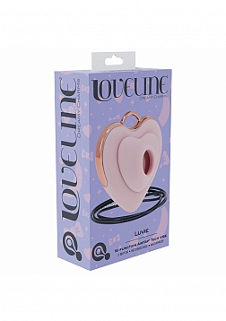 Loveline - Luvie - AirTapTech - Rechargeable Vibrator - 10 Function - Waterproof - Pink