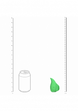 Loveline - ErgoDrop Vibe - 10 Function - Vibrating - Waterproof - Green