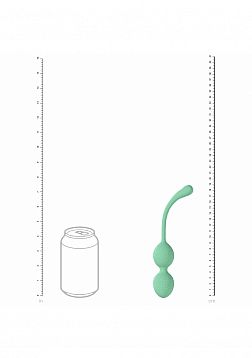 Loveline - PelviFit Beads Kegel Vibe - 10 Function - Vibrating - Waterproof - Remote - Green