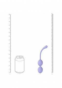 Loveline - PelviFit Beads Kegel Vibe - 10 Function - Vibrating - Waterproof - Remote - Lavender