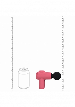 Loveline - MicroBoost Massager - 10 Function - Vibrating - Waterproof - Food Grade Silicone - Pink