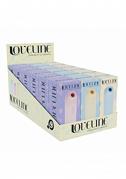 Loveline - Sweetie - AirTapTech - Rechargeable Vibrator - 10 Function - Waterproof - Display of 18