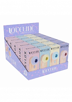 Loveline - Budsie - AirTapTech - Rechargeable Vibrator - 10 Function - Waterproof - Display of 20