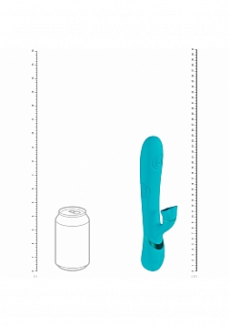 VIVE - Fiore - Rechargeable Triple Motor - G-Spot Air Wave VIbrating and Tapping Flared Clit Stimula