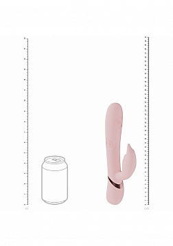 VIVE - Pallina - Rechargeable Triple Motor - G-Spot VIbrating and Tapping Beads Clit Stimulator - Pi