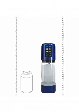 PUMPED - UltraLift - Automatic Masturbator - Waterproof - 10 Function - Metallic Blue