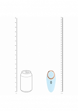 Loveline - Aurie - AirTapTech - Rechargeable Vibrator - 10 Function - Waterproof - Blue