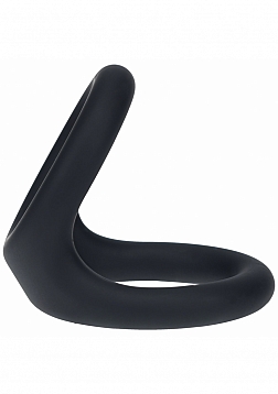 LEVELZ - Double O Silicone Cock Ring - L - Black