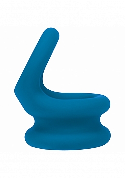 LEVELZ - Wide Double O Silicone Cock Ring - S - Teal