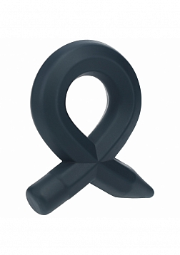 LEVELZ - Pencil Liquid Silicone Cock Ring - Black