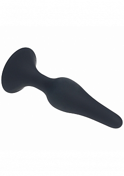 LEVELZ - Slim Silicone Anal Plug - Small - Black