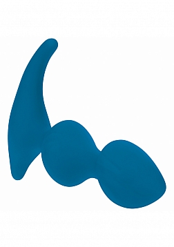 LEVELZ - Full Double Ripple Silicone Prostate Massager - Teal