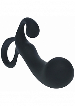 LEVELZ - Bulb with Loop Silicone Prostate Massagerr - Medium - Black