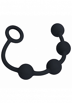 LEVELZ - Round Silicone Anal Balls - S - 20mm - Black