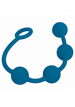 LEVELZ - Round Silicone Anal Balls - M - 30mm - Teal