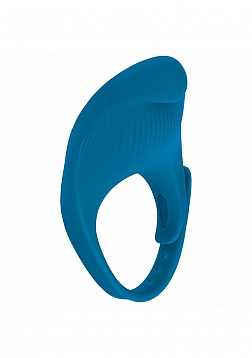 LEVELZ - Adjustable Vibrating Silicone Cock Ring - Teal