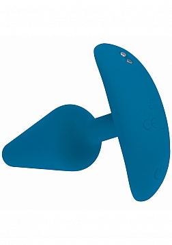 LEVELZ - Classic Vibrating Silicone Anal Plug - Small - Teal