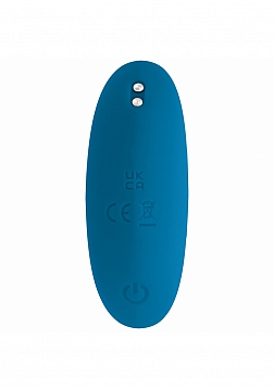 LEVELZ - Classic Vibrating Silicone Anal Plug - Medium - Teal