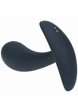 LEVELZ - Vibrating Silicone Prostate Stimulator Anal Plug - Medium - Black