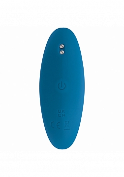 LEVELZ - Vibrating Silicone Prostate Stimulator Anal Plug - Medium - Teal