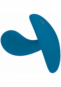 LEVELZ - Vibrating Silicone Prostate Stimulator Anal Plug - Medium - Teal