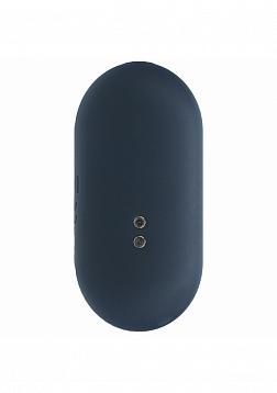 LEVELZ - Hexagonal Vibrating Silicone Anal Plug - Medium - Black