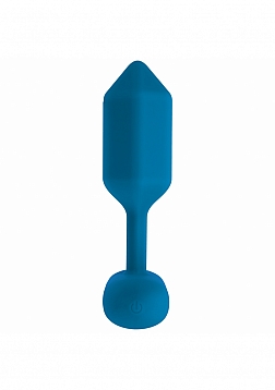 LEVELZ - Hexagonal Vibrating Silicone Anal Plug - Large - Teal