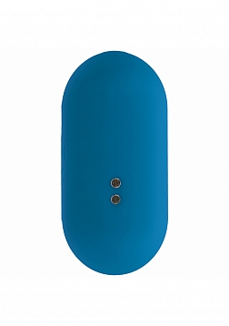 LEVELZ - Hexagonal Vibrating Silicone Anal Plug - Large - Teal