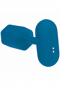 LEVELZ - Hexagonal Vibrating Silicone Anal Plug - Large - Teal