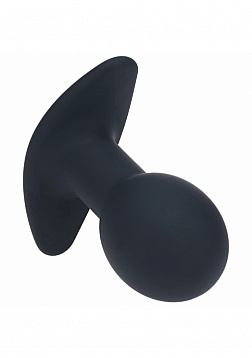 LEVELZ - Single Bulb Vibrating Silicone Anal Plug - Black
