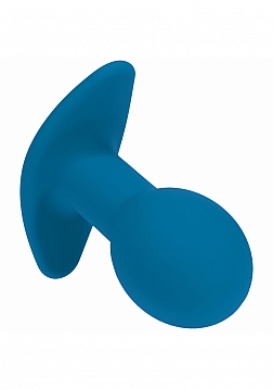LEVELZ - Single Bulb Vibrating Silicone Anal Plug - Teal