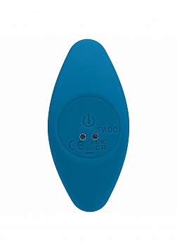 LEVELZ - Tri Bulb Vibrating Silicone Anal Plug - Teal