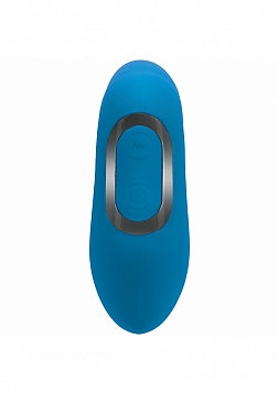 LEVELZ - Vibrating - Heating - Bendable - Tapping Silicone Prostate Stimulator - Teal