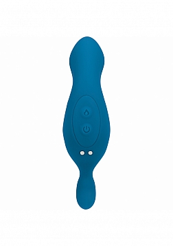 LEVELZ - Heating & Vibrating Silicone Prostate Stimulator - Teal