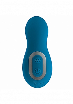 LEVELZ - Vibrating & Thrusting Silicone Prostate Massager - Teal