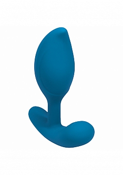 LEVELZ - Remote Control Vibrating Liquid Silicone Anal Plug - Teal