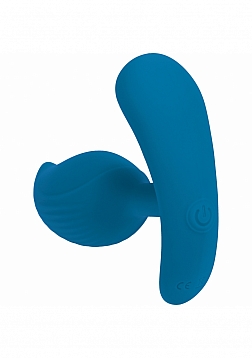 LEVELZ - Remote Control Vibrating Liquid Silicone Anal Plug - Teal