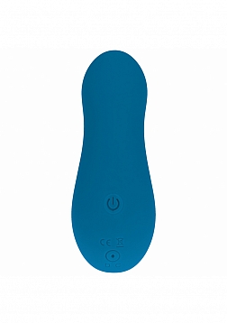 LEVELZ - Dual Motor Remote Control Beaded Vibrating Liquid Silicone Prostate Stimulator  - Teal