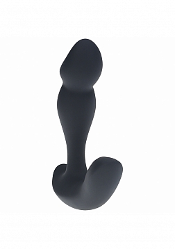 LEVELZ - Dual Motor Remote Control Dual Motor Vibrating Liquid Silicone Prostate Stimulator - Black