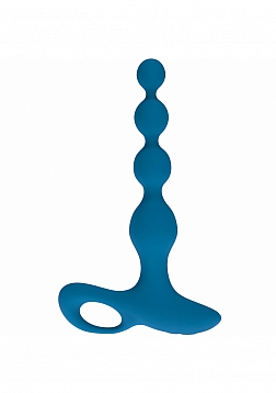 LEVELZ - Remote Control Beaded Vibrating Silicone Anal Plug  - Teal