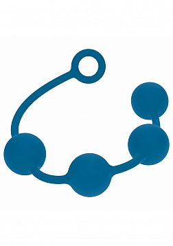 LEVELZ - Round Silicone Anal Balls - XL - 50mm - Teal