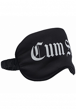 Ouch! - Cum Slut - Printed Mask - Satin - Black