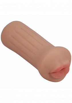 Xkin - RAW - The Grip - TPE Small Masturbator - 137g - Tan